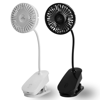 2 Pack Modern Air Clip - Jet Black & Frosty
