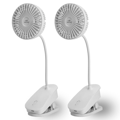 2 Pack Modern Air Clip - Jet Black & Frosty